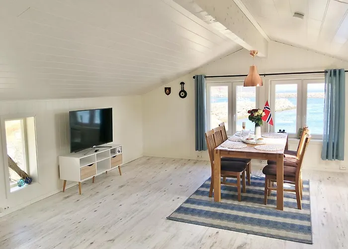 بيت خشبي كيب مارينا بنتهاوس Skarsvåg